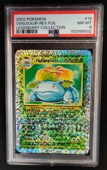 Venusaur 18/110 PSA 8 REVERSE HOLO Legendary Collection Pokemon Graded Card